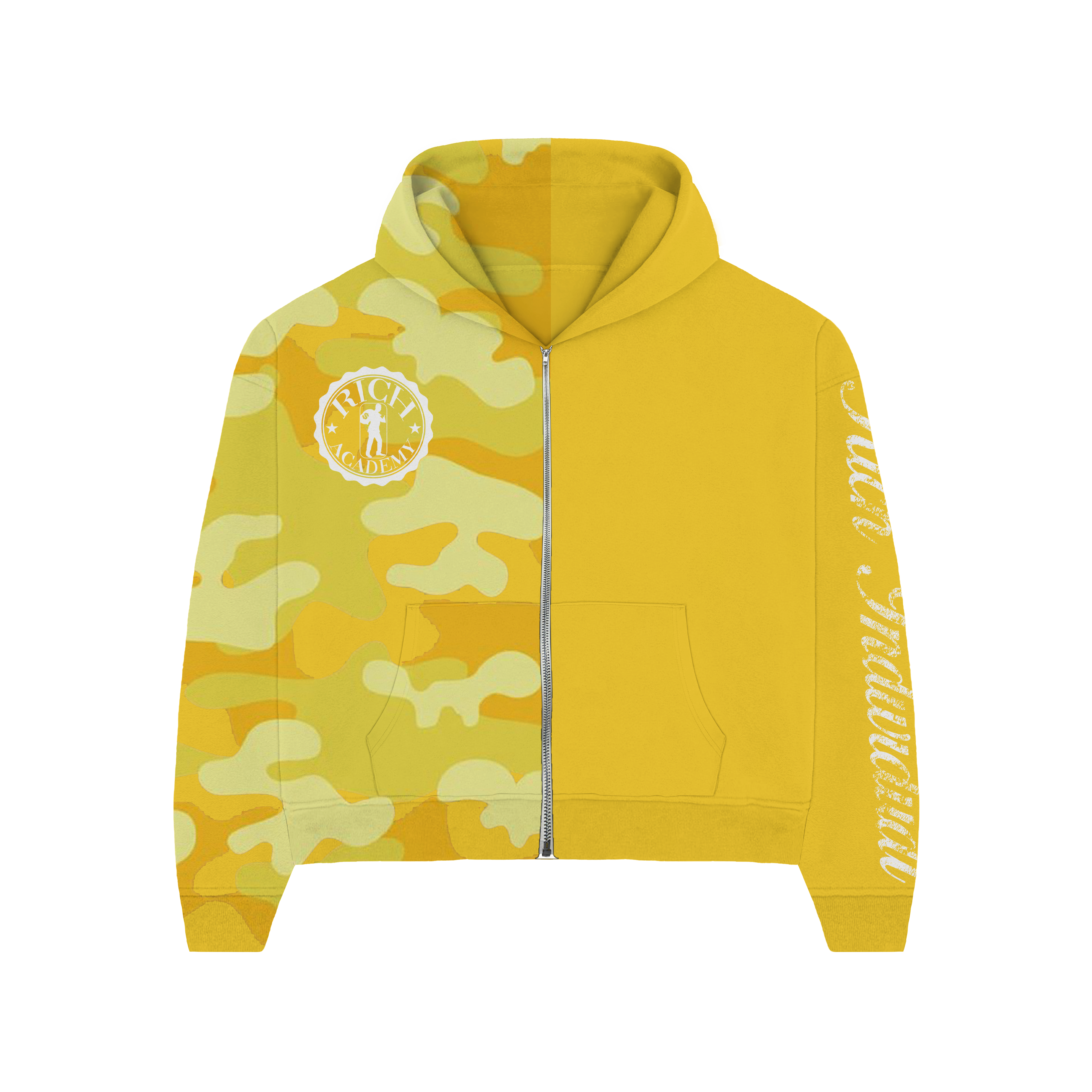 Lemon Camo Zip-Up